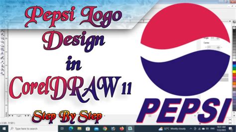 Pepsi Logo Design In Coreldraw Pepsi Logo In Coreldraw