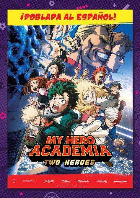 La Película Boku No Hero Academia Futari No Hero Tendrá Doblaje Al