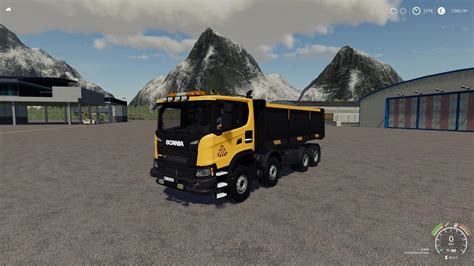 Scania Xt X Tipper Fs Miner S Orange Edition V Gamesmods Net