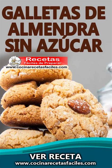 Galletas De Almendra Sin Azúcar Deliciosa Saludable Sugar Free