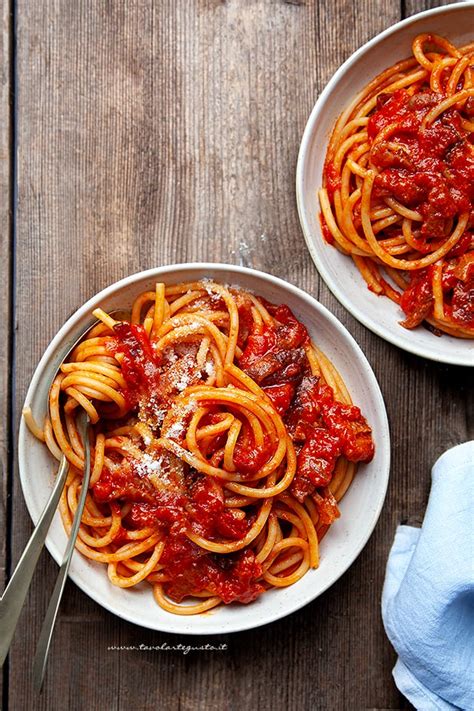 Amatriciana Ricetta Originale Dei Bucatini All Amatriciana Perfetti