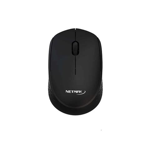 MOUSE NETMAK INALAMBRICO NEGRO NM M680 Barrios Computación