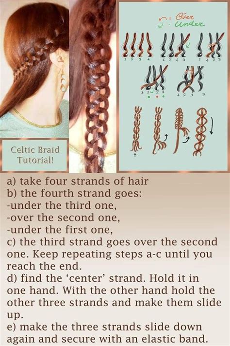 Celtic braid tutorial | Viking hair, Celtic braid, Celtic hair