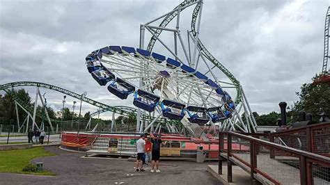 Enterprise Thrill Ride Flat Ride At PowerPark Parkz Theme Parks