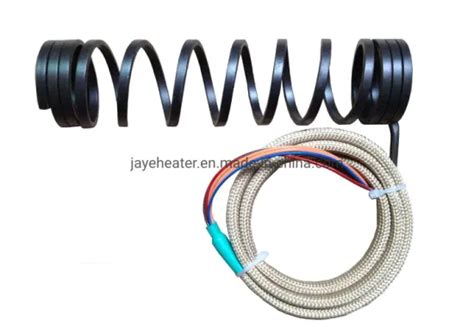 Industrial Spring Coil Heater Hot Runner With Thermocouple J K Resistance Spring Coil Heater