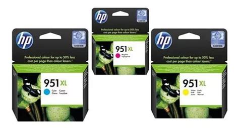 Tinta Original Hp 951 Xl Colores Cuotas sin interés