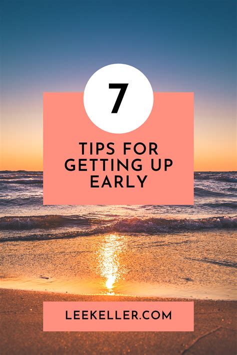 7 Tips For Waking Up Early Easily How To Wake Up Early Getting Up