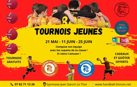 Tournois Jeunes Handball Club Thorois