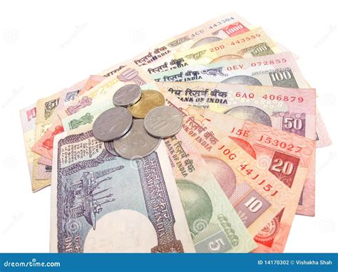 Indian Currency-Notes And Coins Stock Photography - Image: 14170302