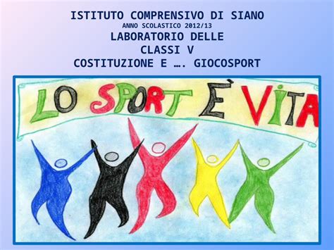 PPT Lo sport contribuisce a rendere più felice lesistenza umana e