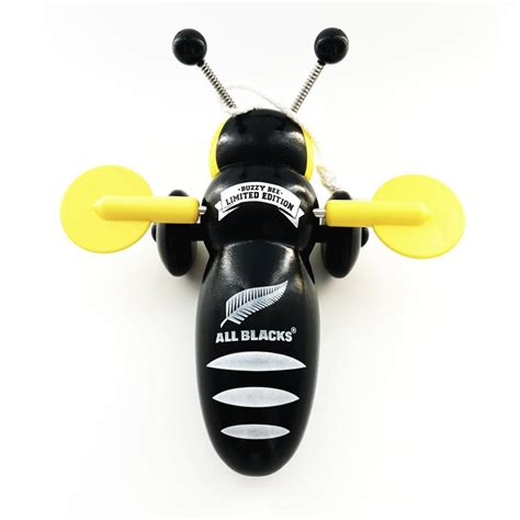 All Blacks Buzzy Bee Pull Along Toy Kiwi Shop