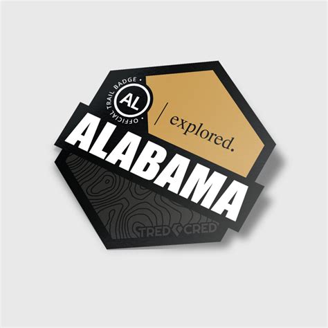 Sticker: Alabama State - Tred Cred