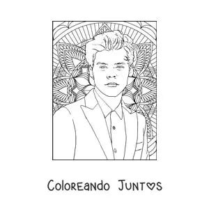 Dibujos De Harry Styles Para Colorear Gratis Coloreando Juntos