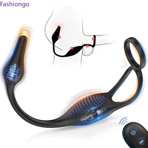 Fashiongo Plugue Anal Vibrat Rio Controle Remoto Massageador