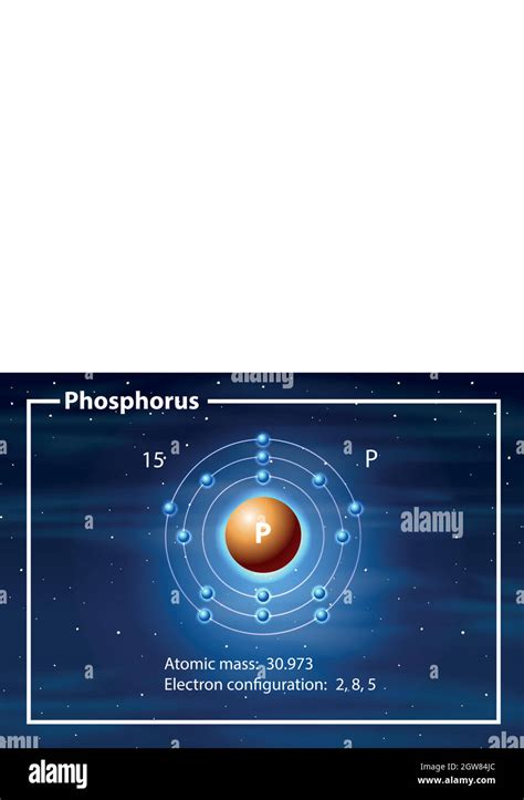 Phosphorus Atom Diagram Concept Stock Vector Image And Art Alamy