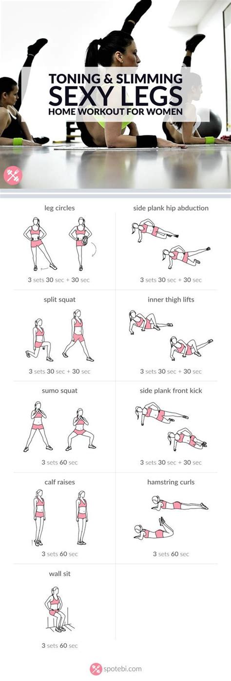 4 Exercises For Lean Toned Legs Legworkouts Legs Workouts Inner Leg