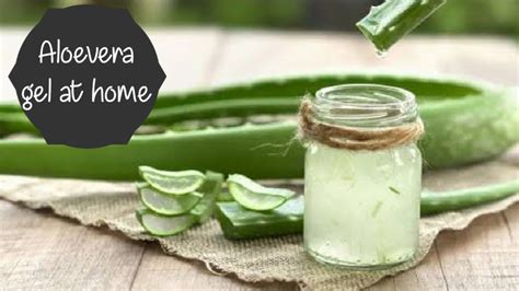 How To Make Pure Aloevera Gel At Home No Chemicals No Preservatives Youtube