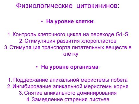 Генетика развития растений. Цитокинины - презентация онлайн