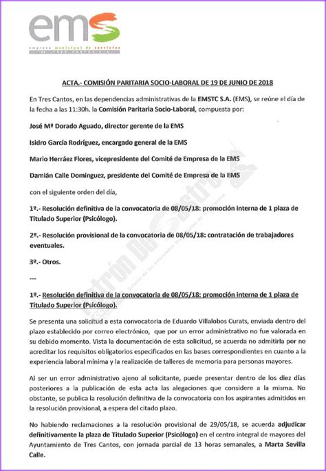 patrondesastre ACTA COMISIÓN PARITARIA 19 06 18