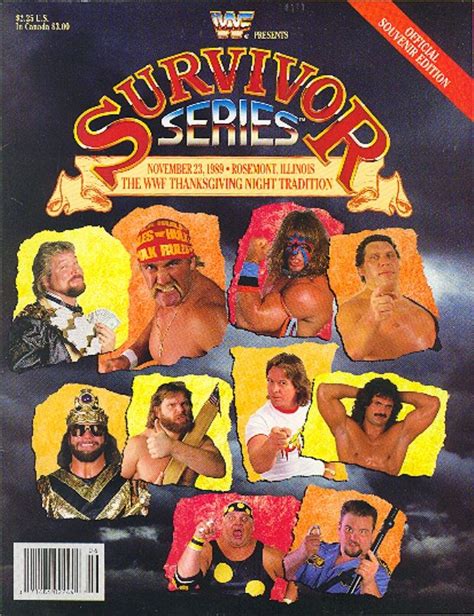 Survivor Series 1989 Looking At The Wrestlers On The Poster Its