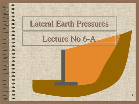 Solution Lateral Earth Pressures Studypool