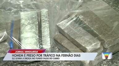 Jornal Vanguarda Homem Preso Quilos De Drogas Em Fundo Falso