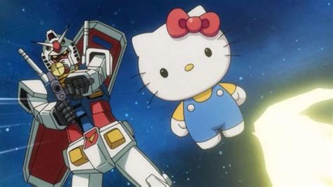 Hello Kittys Gundam Crossover Just Got The Best Merch