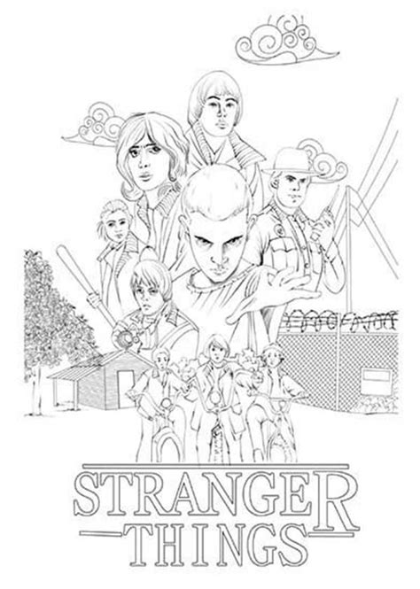 75 Desenhos Do Stranger Things Para Imprimir E Colorir