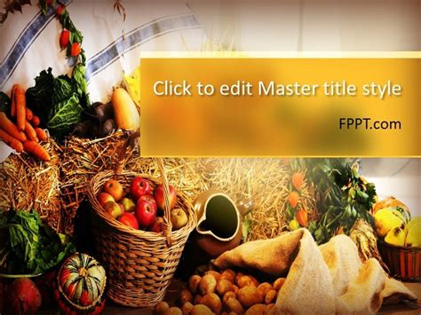 Thanksgiving Powerpoint Template Free