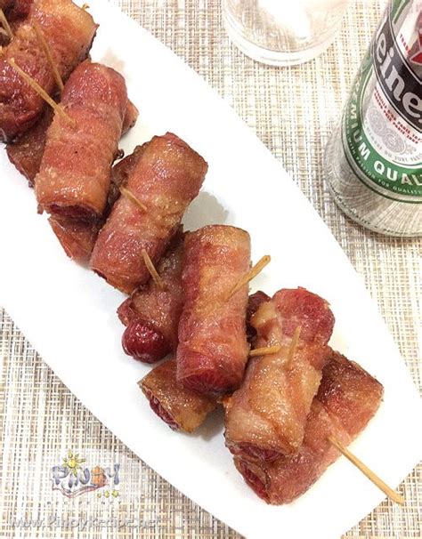 Bacon Wrapped Cocktail Sausages Recipe