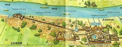 A map of ancient Thebes