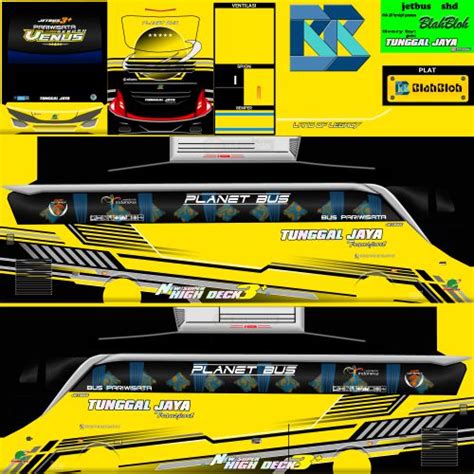 √ 14+ Download Livery Bussid Tunggal Jaya JB2+ & JB3+