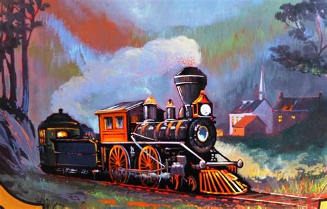 Beautiful train art | Train illustration, Train art, Railroad art