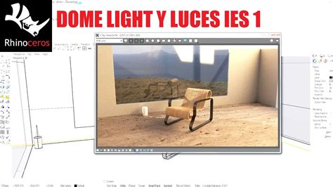 Dome Light Y Luces Ies Con Vray De Rhinoceros Youtube