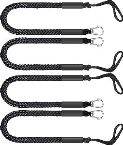 Amazon Pack Bungee Boat Dock Lines Mooring Rope Bungee Shock