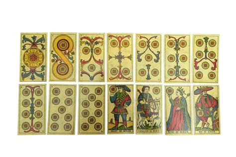 Vintage French Tarot De Marseille Fortune Telling Cards De Vecchi