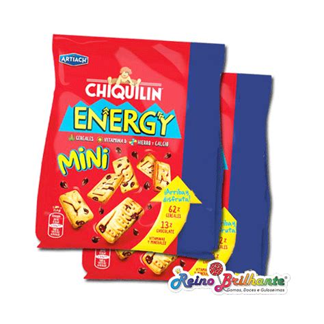 Reino Brilhante Chiquilin Energy Mini 7x125g Bolachas Bolos E