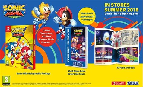 Sonic Mania Plus Nintendo Switch Nintendo Switch Game Free Shipping Over £20 Hmv Store