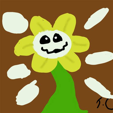 First time making undertale fan art (flowey) : r/Undertale