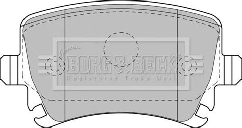 CAPSautomotive Brake Pad Set For Audi 8E0698451 8E0698451M 8E0698451J