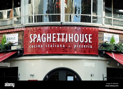 Spaghetti House Goodge Street London England Uk Stock Photo Alamy