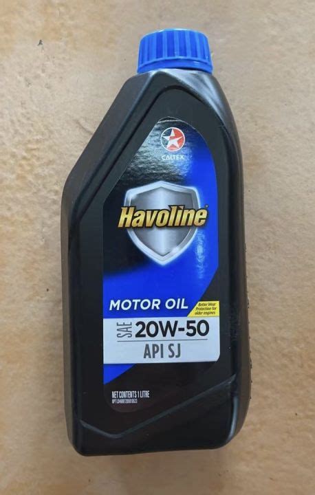 Motorcycle Authentic Caltex Havoline Sae 20W 50 API SJ 1 Liter Lazada PH