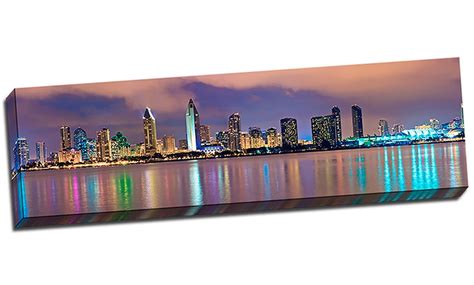 Panoramic Cityscapes on Canvas | Groupon Goods