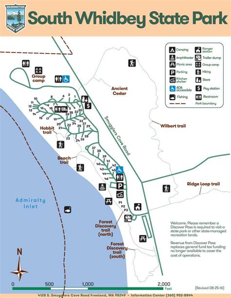 Whidbey Island State Park Map