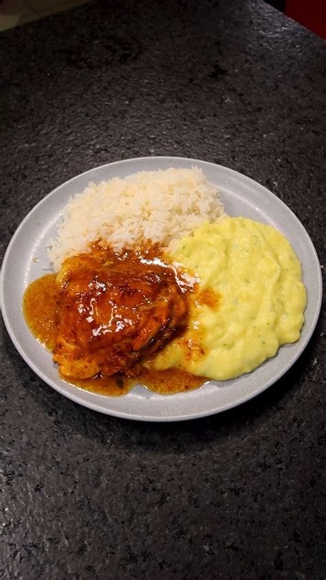 Abelca Cl Sico Pollo Al Horno Con Pure De Papas En Comida