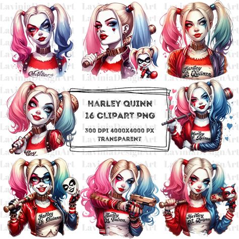 Harley Quinn Clipart Harley Quinn Png Joker Clipart Harley Png Harley