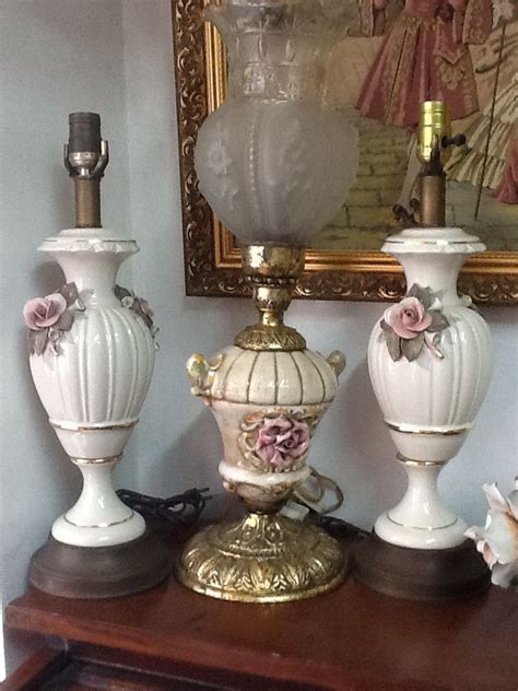 31 Best Images About Capodimonte Lamps On Pinterest Ea Floral And