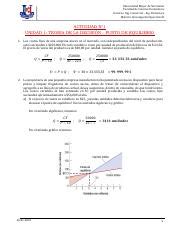 Pdf Taller Punto De Equilibrio Markland Manufacturing Busca