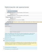 Optimizaci N De Operaciones Punto Extra De Docx Optimizaci N De