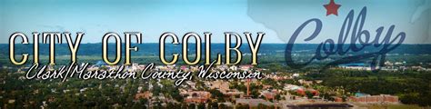 City of Colby, Clark/Marathon County, Wisconsin | Official Website of ...